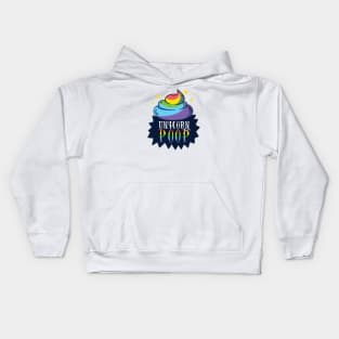 Unicorn Poop Design Kids Hoodie